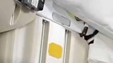 Esta imagen, extraída de un video proporcionado por la NASA, muestra a la tripulación de Artemis II.