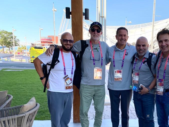 Sammy Sadovnik, Mauricio Serna, Carlos de los Cobos, Fútbol de Primera (Cortesía)