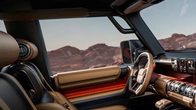 Interior del Hyundai Boulder Concept