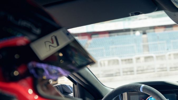 Interior del Hyundai Elantra N TCR 2026