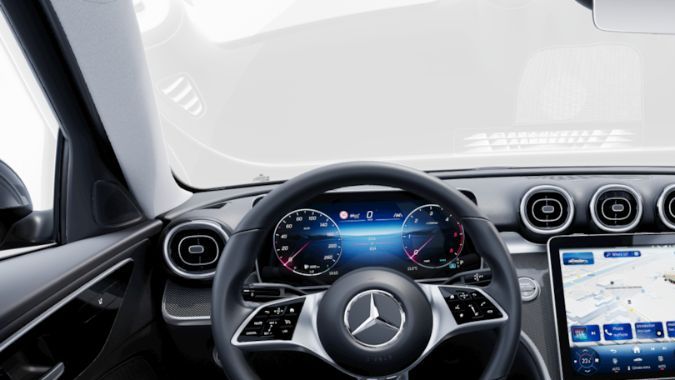 Interior del Mercedes Clase C