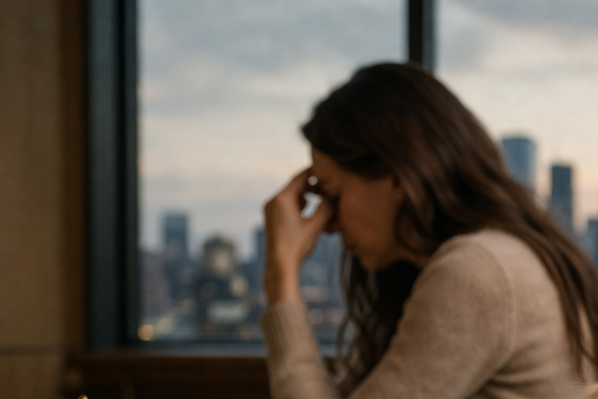 Perro triste tras divorcio de sus dueños