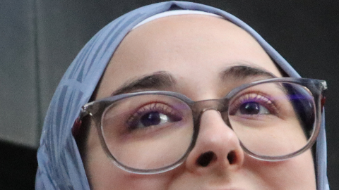 Rümeysa Öztürk y Mohsen Mahdawi.