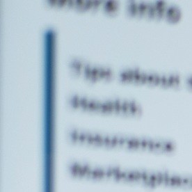 Páginas del sitio web de seguros médicos de la Ley de Cuidado de Salud Asequible de EE.UU., healthcare.gov.