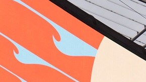 El logotipo de la Copa Mundial de la FIFA 2026 en Los Ángeles, en el SoFi Stadium.