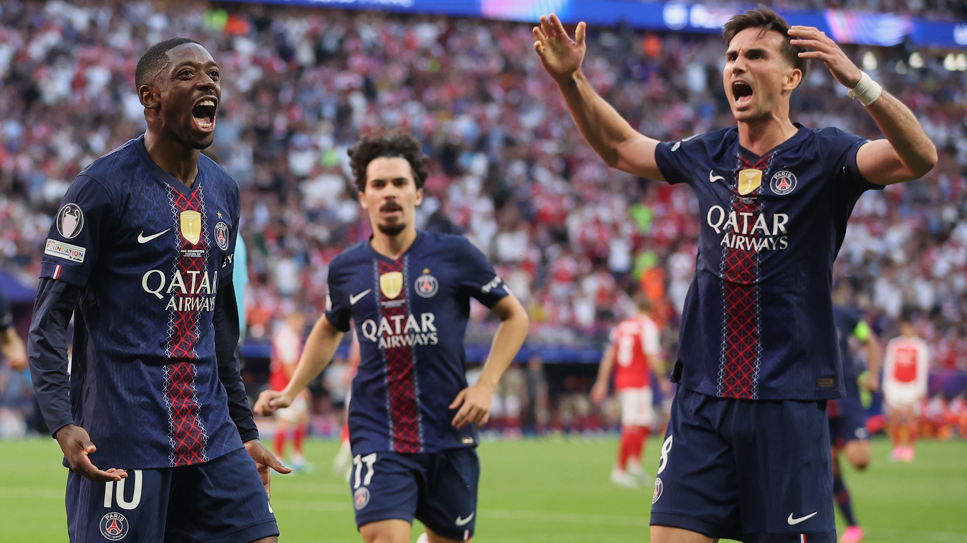 El Paris Saint-Germain le gana en penales al Arsenal y es bicampeón de la Champions