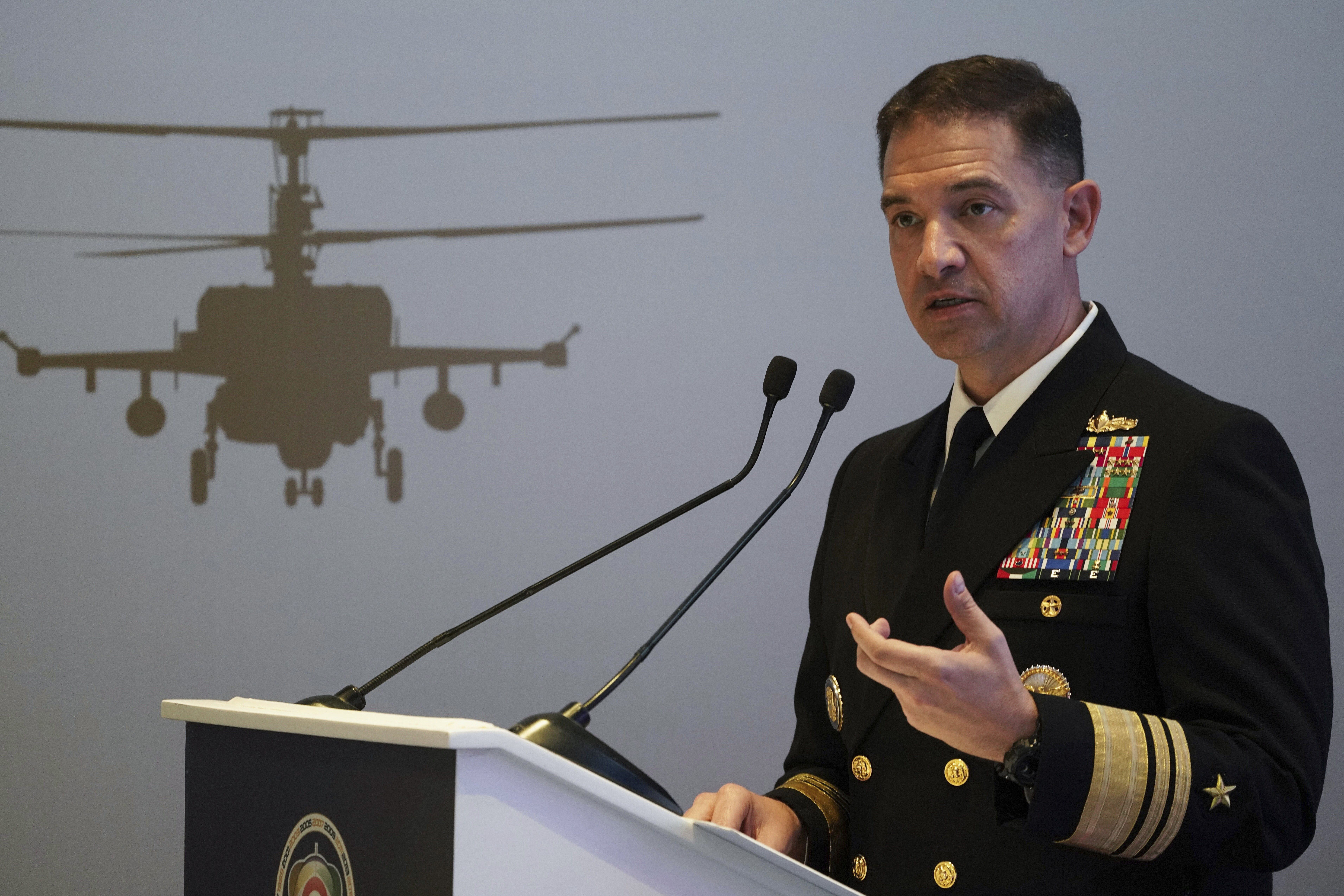 U.S. Navy Vice Adm. Brad Cooper