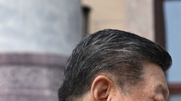 Donald Trump durante su encuentro con Xi Jinping