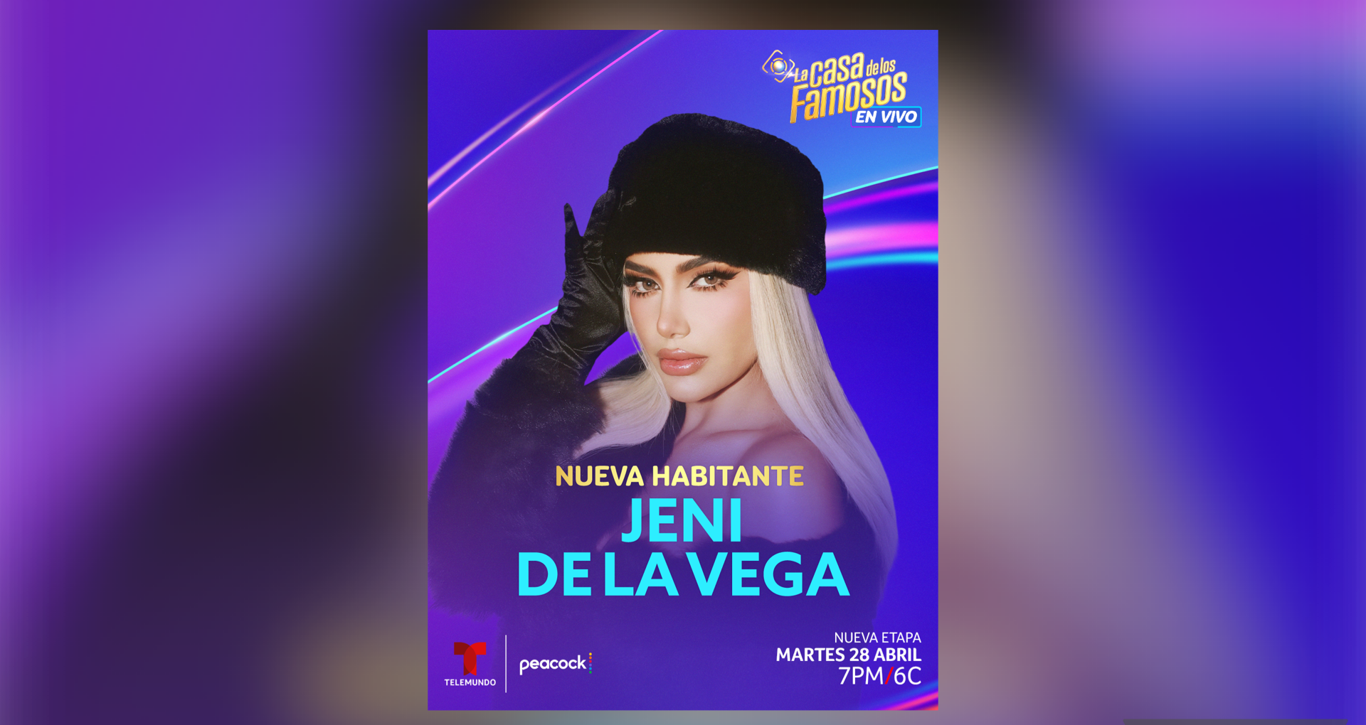 Jeni de La Vega es la decimotercera eliminada de “La Casa de los Famosos 6”.