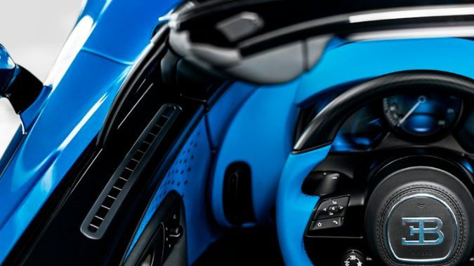 Interior del Bugatti W16 Mistral “Fly Bug”