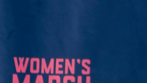 Vice President Kamala Harris, left, is welcomed on stage by Los Angeles Mayor Karen Bass during the Women's March outside Los Angeles City Hall, Saturday, April 15, 2023. (AP Photo/Damian Dovarganes)