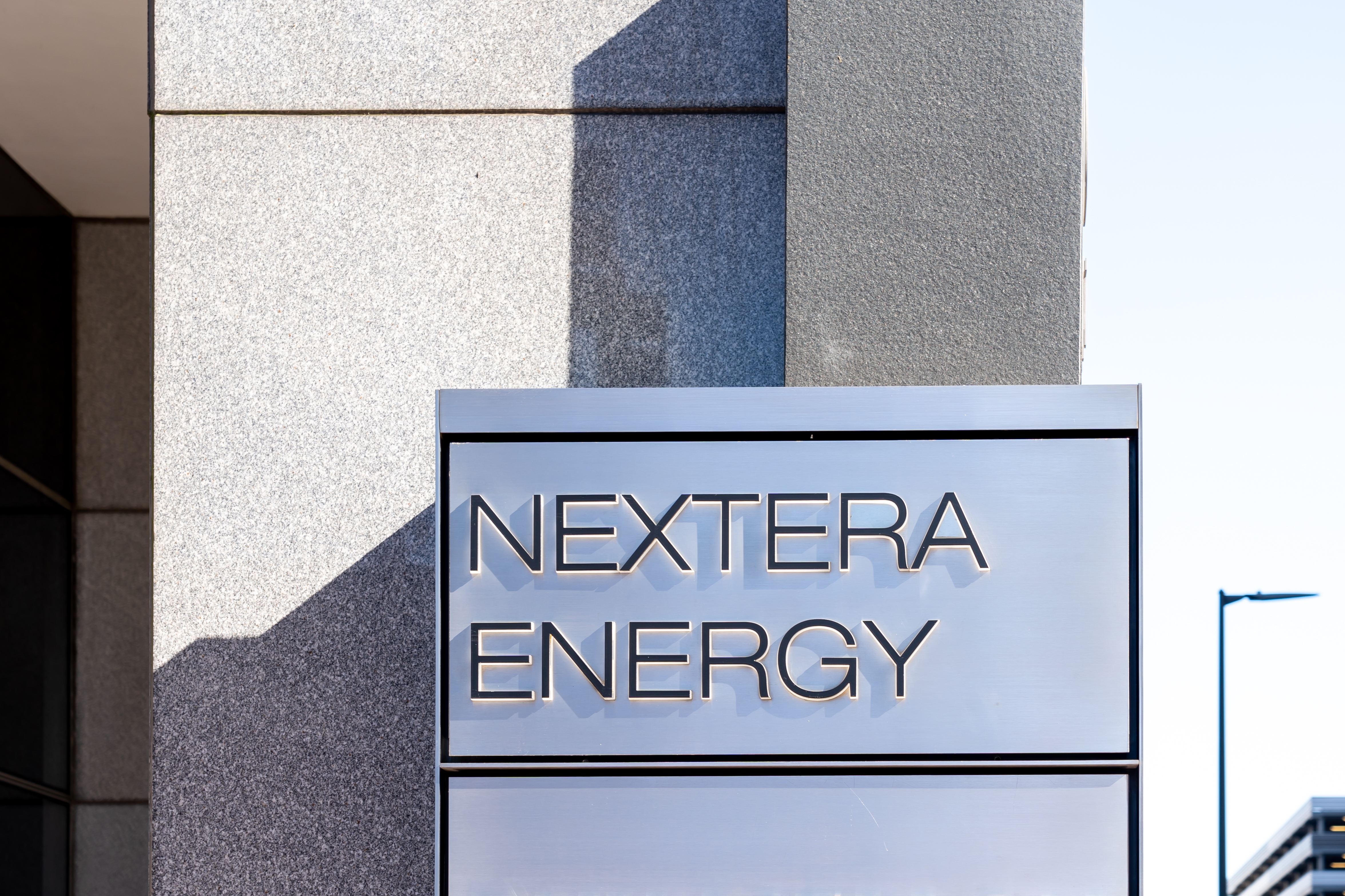 Houston,,Texas,,Usa,-,February,27,,2022:,Nextera,Energy,Sign