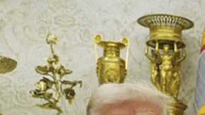 Donald Trump durante una reunión donde participaron Susie Wiles y J.D. Vance