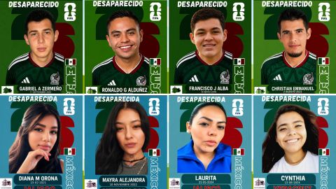 El "álbum mundialista de desaparecidos" de un colectivo de búsqueda en México
