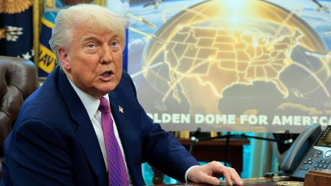 El "Domo Dorado" de más US$1 billón que Trump quiere construir no protegería a EE.UU. de un ataque masivo de Rusia o China