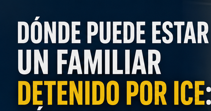 donde esta una persona detenida por ice