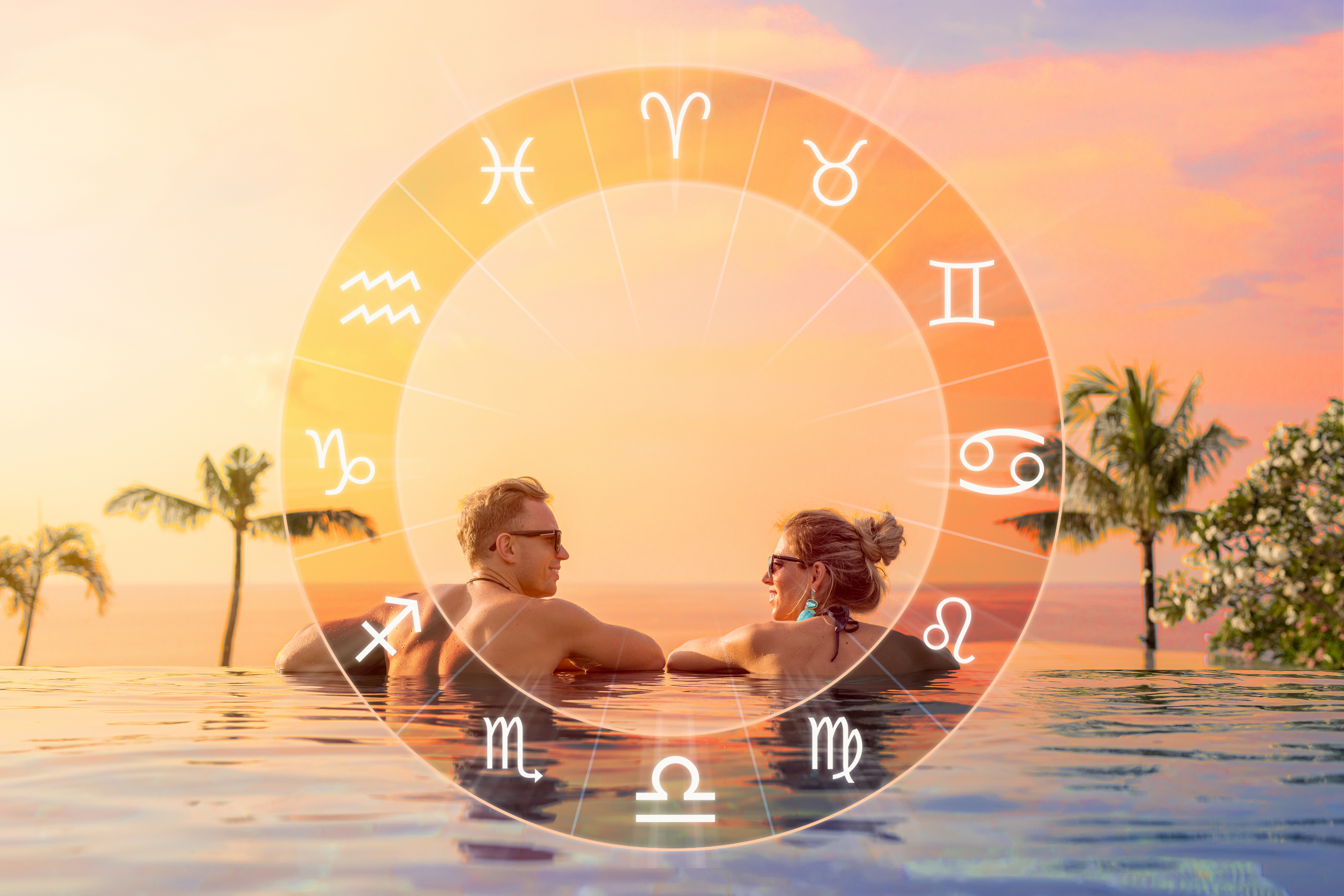 Conceptual,Photo,Of,Happy,Couple,With,Perfect,Match,And,Love