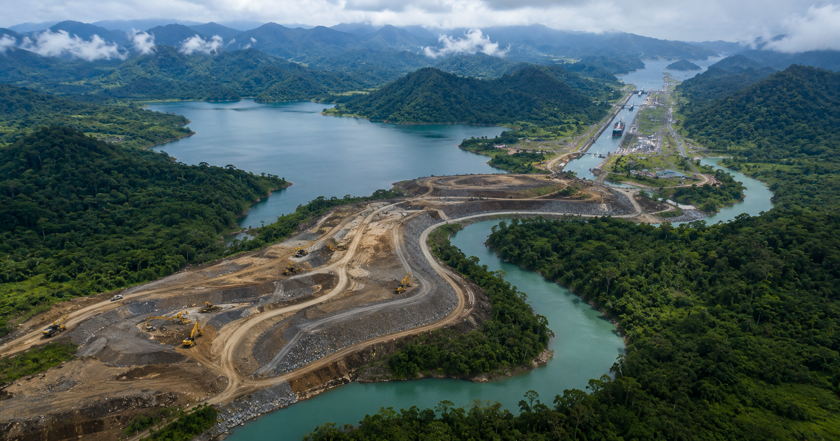 Lago artificial al estilo China en Centroamérica Lago artificial Panama: con un reservorio artificial, esperan reducir riesgos operativos y asegurar disponibilidad hídrica desde 2027.