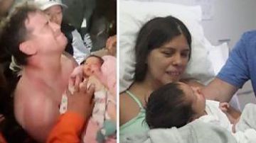 "El bebé fue mi motor para estar despierta y alerta": la BBC habla con la madre rescatada junto a su hijo de 18 días en Venezuela