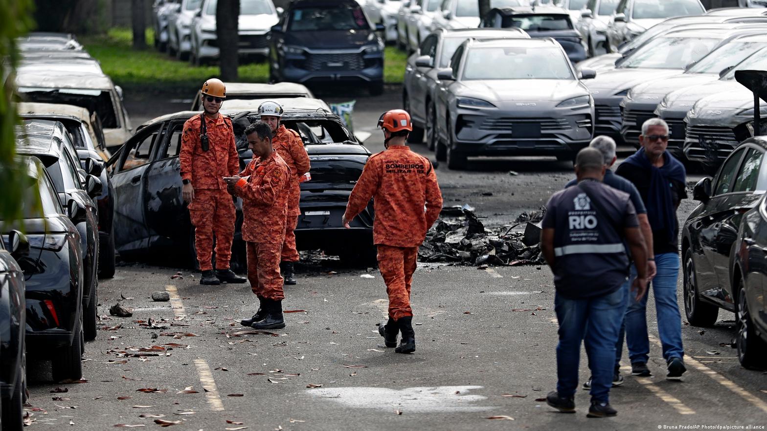 Choque de dos helicópteros deja 6 muertos en Río de Janeiro, Brasil