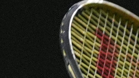 Serena Williams durante su juego contra Maya Joint