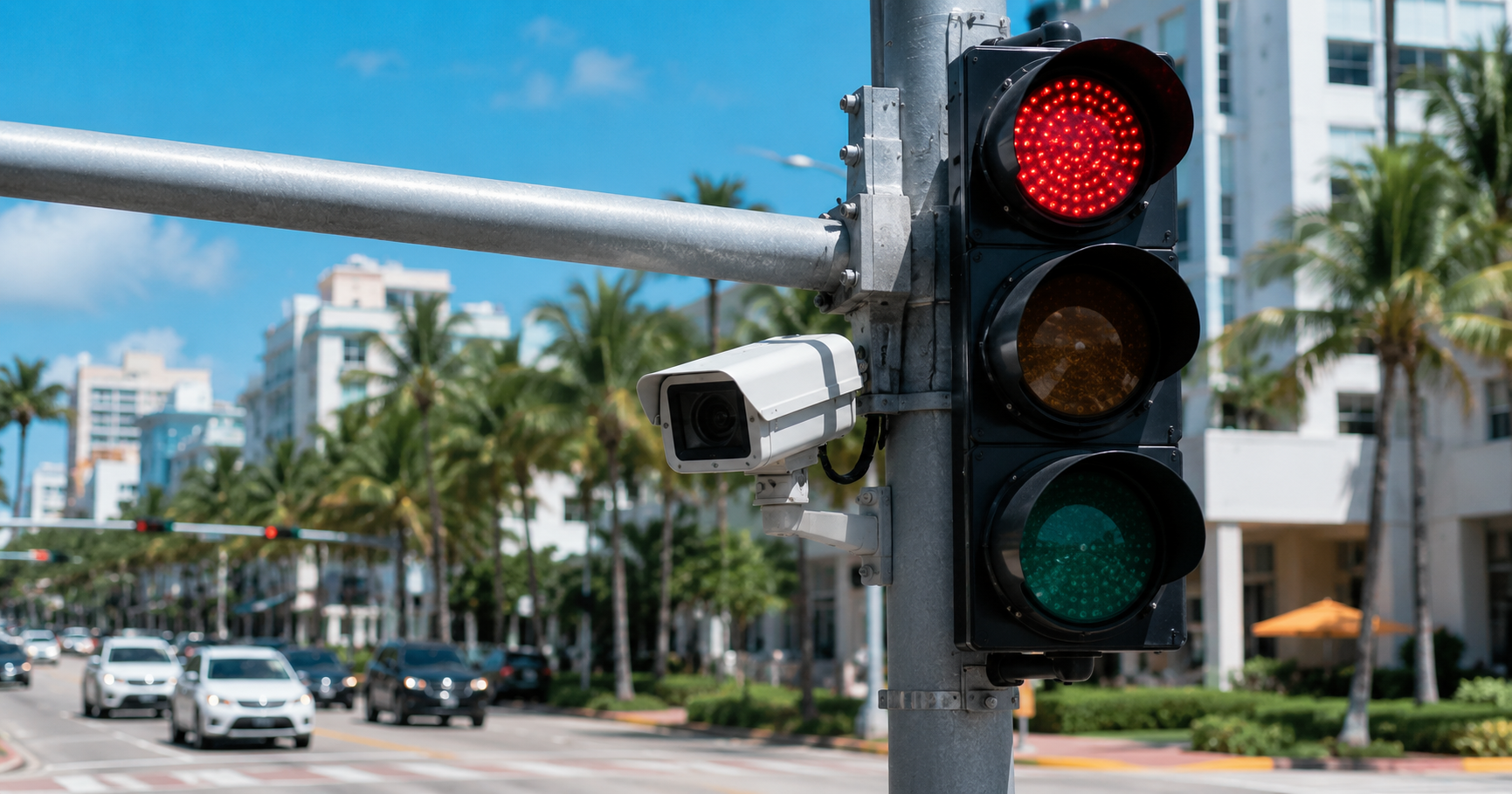 Miami Beach cambió las reglas de las cámaras de semáforo en rojo: lo que debes saber