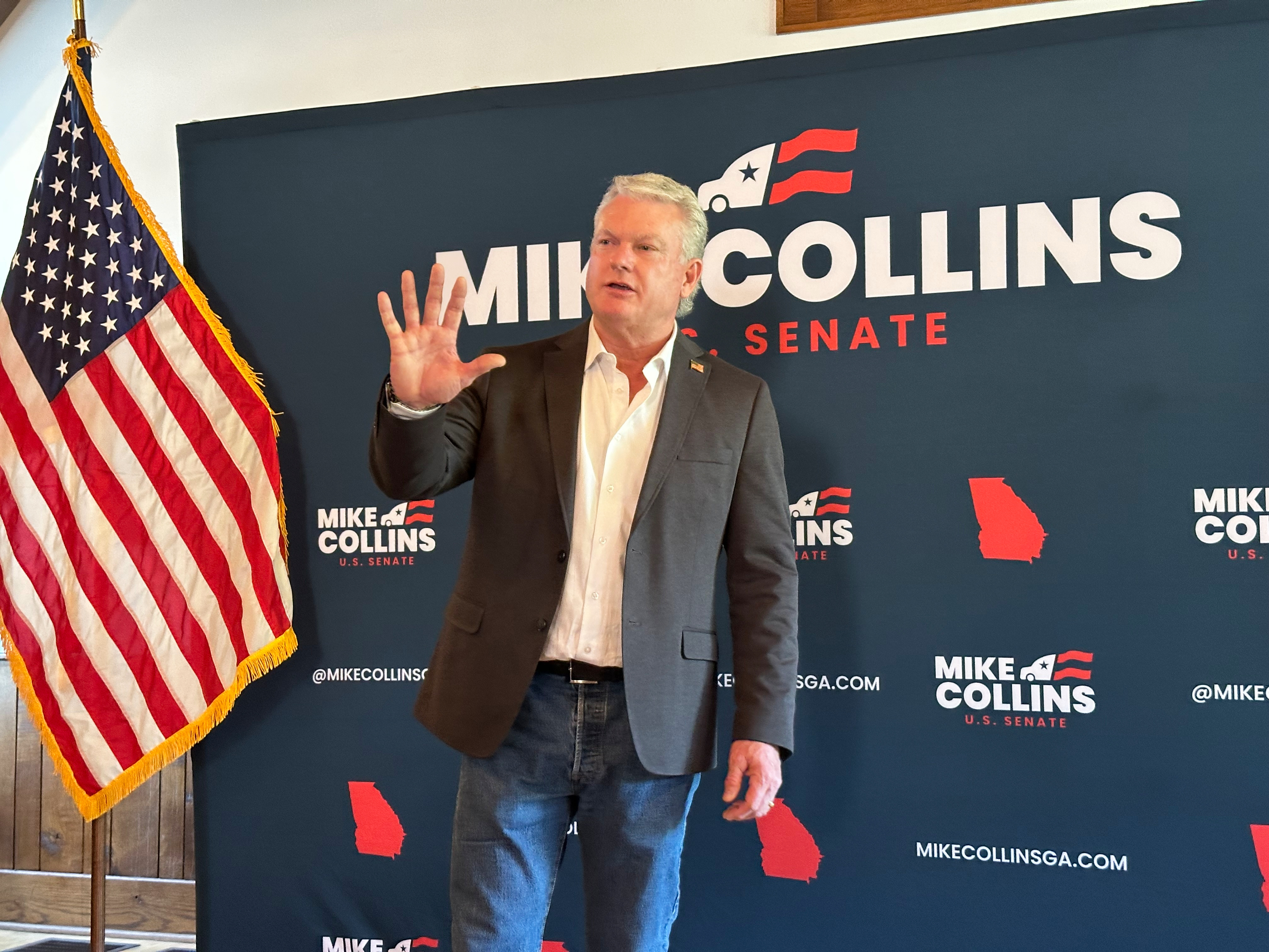 Trump respalda a Mike Collins en la contienda por el Senado en Georgia