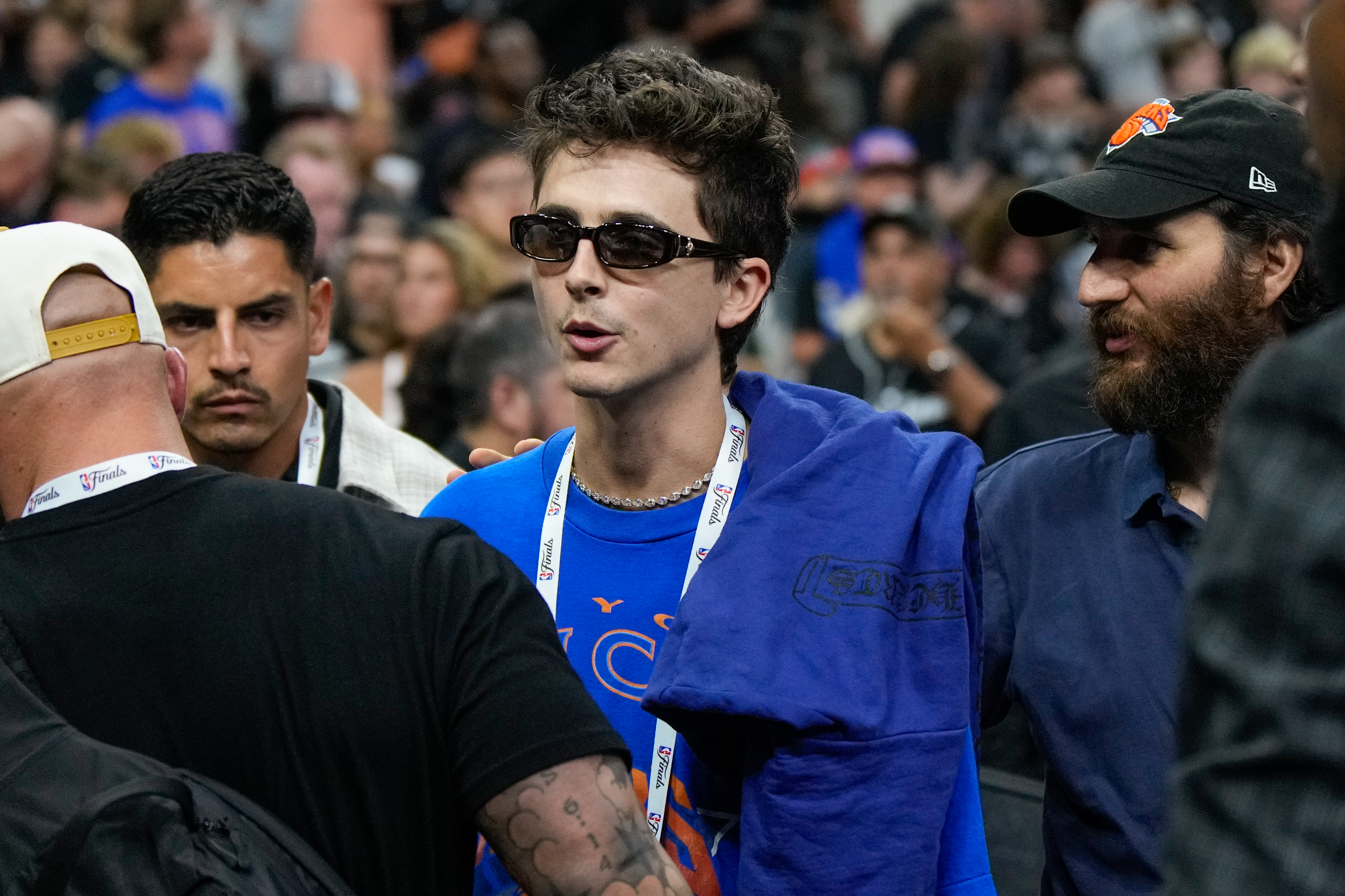 "Es mucho mejor que los Oscar": así celebró Timothée Chalamet el título de los Knicks