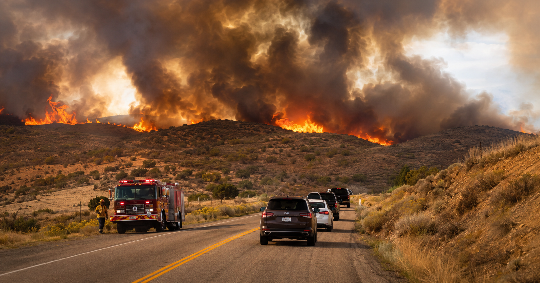 Calor e incendios en el oeste de EE.UU.: evacuaciones y alertas en varios estados