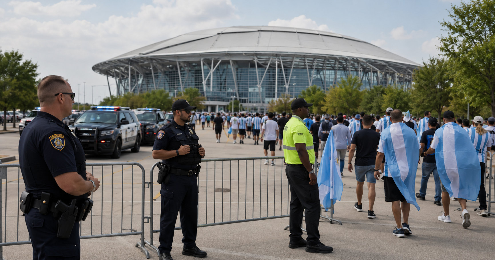 ICE confirma operativos de seguridad en Texas por el partido de Argentina en Dallas