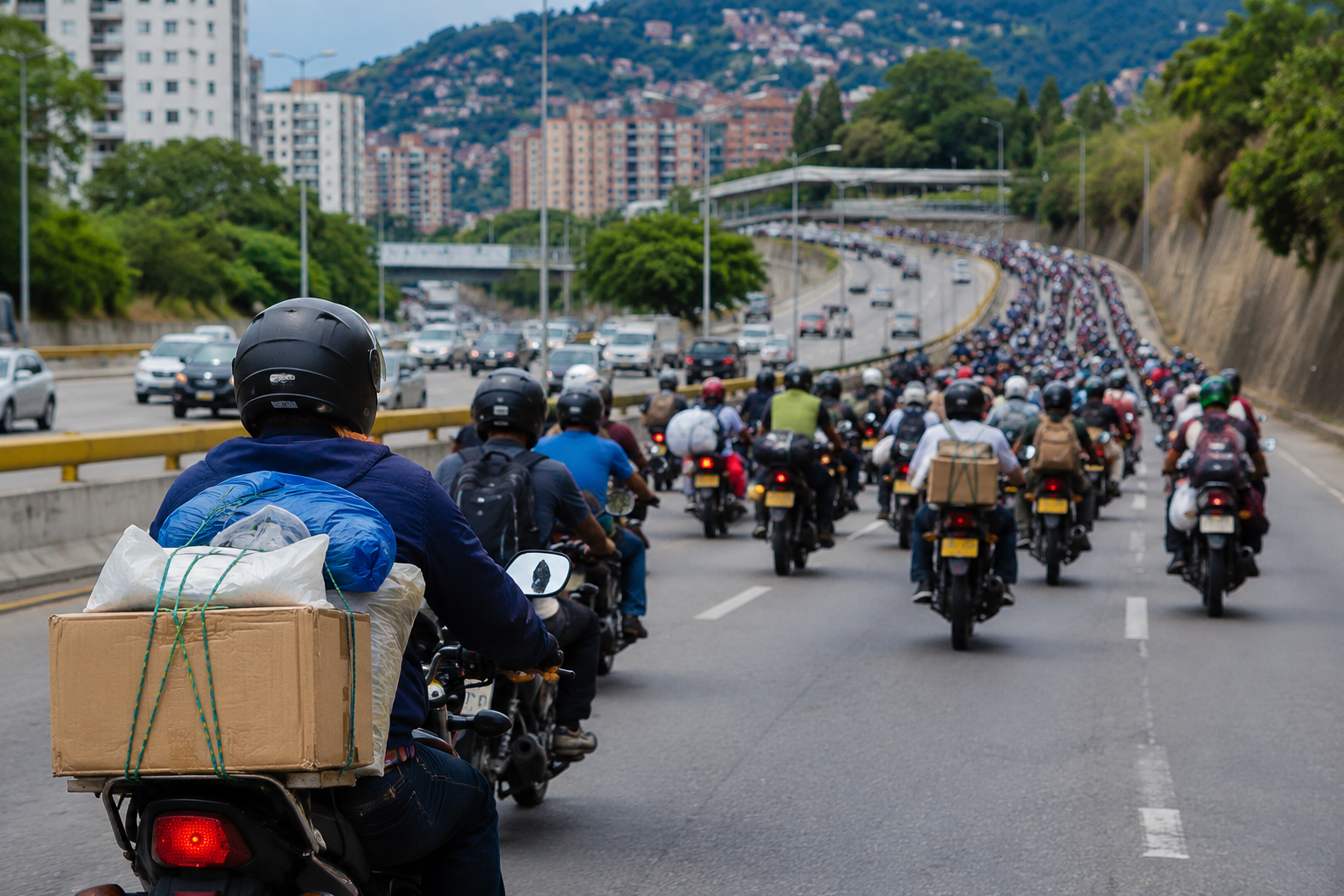 Solidaridad en dos ruedas: una caravana de motocicletas lleva ayuda desde Caracas hacia La&hellip;