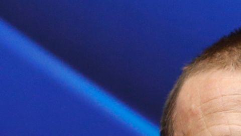 UEFA president Aleksander Ceferin speaks during a news conference in Stara Pazova, near Belgrade, Serbia, Friday, March 31, 2017. FIFA wants to hold a new six-team playoff round in the 2026 World Cup host country to complete the expanded 48-team tournament lineup. Europe would be "fairly represented" by the quotas, said Ceferin. (AP Photo/Darko Vojinovic)