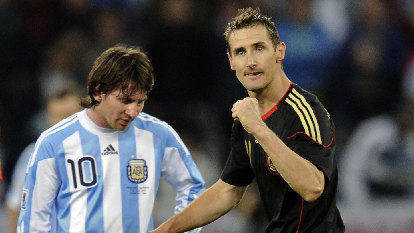 La promesa que Messi le hizo a Klose tras romper su récord goleador en Mundiales