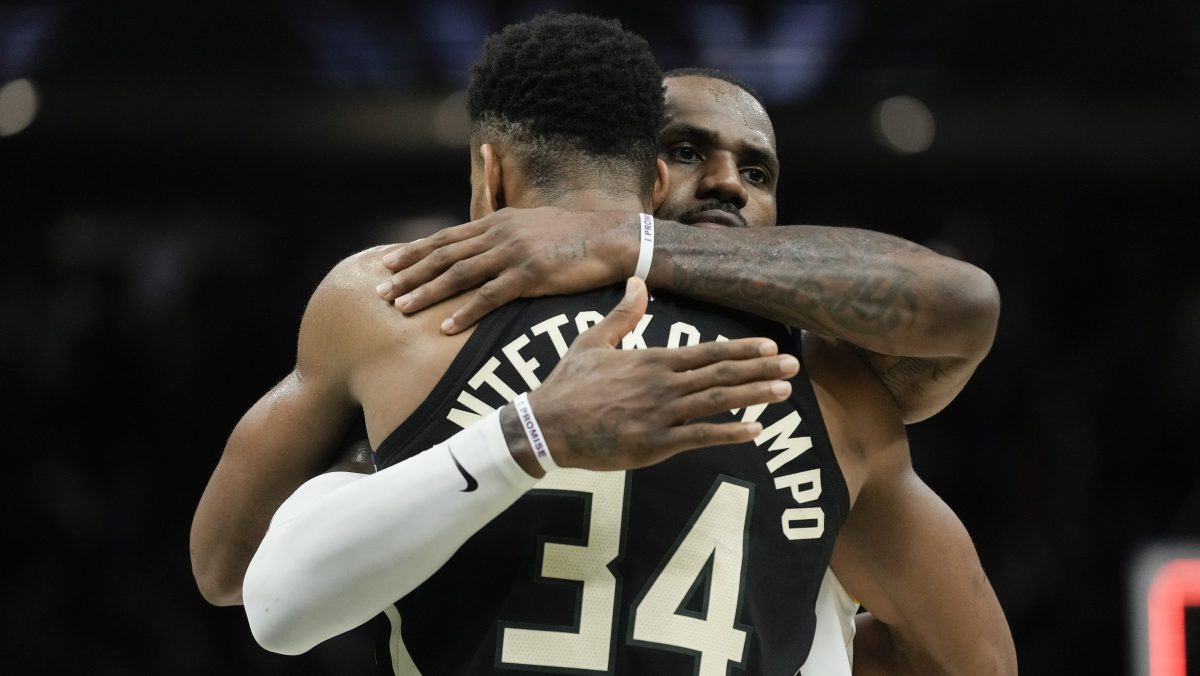 Giannis Antetokounmpo y Pat Riley, ilusionados con la posibilidad de sumar a LeBron James a Miami