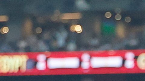 Egypt's Mostafa Zico (11) celebrates scoring their first goal during the World Cup round of 16 soccer match between Argentina and Egypt in Atlanta, Tuesday, July 7, 2026. (AP Photo/Erik S. Lesser)