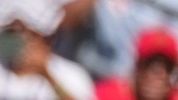 France's Kylian Mbappe (10) make a penalty kick during the World Cup quarterfinal soccer match between France and Morocco in Foxborough, Mass., near Boston, Thursday, July 9, 2026. (AP Photo/Martin Meissner)