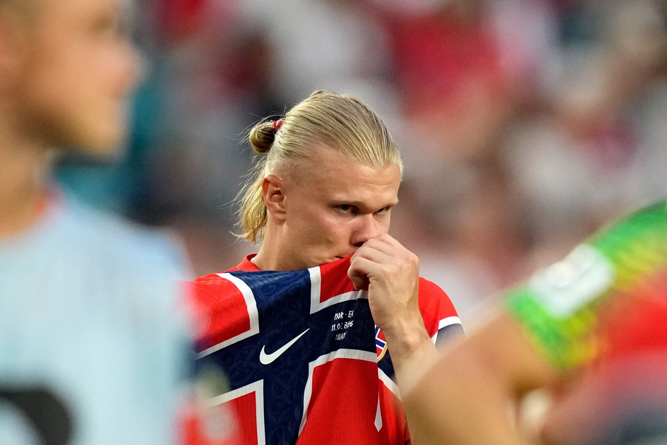 "Siento que nos robaron": Alfie Haaland se manifestó en contra del arbitraje del Noruega vs. Inglaterra