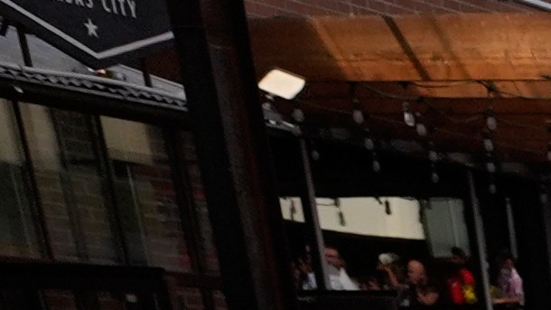 Fans cheer after an Argentina goal during a watch party for a World Cup semifinal soccer match between Argentina and England at the KC Live! entertainment district Wednesday, July 15, 2026, in Kansas City, Mo. (AP Photo/Charlie Riedel)