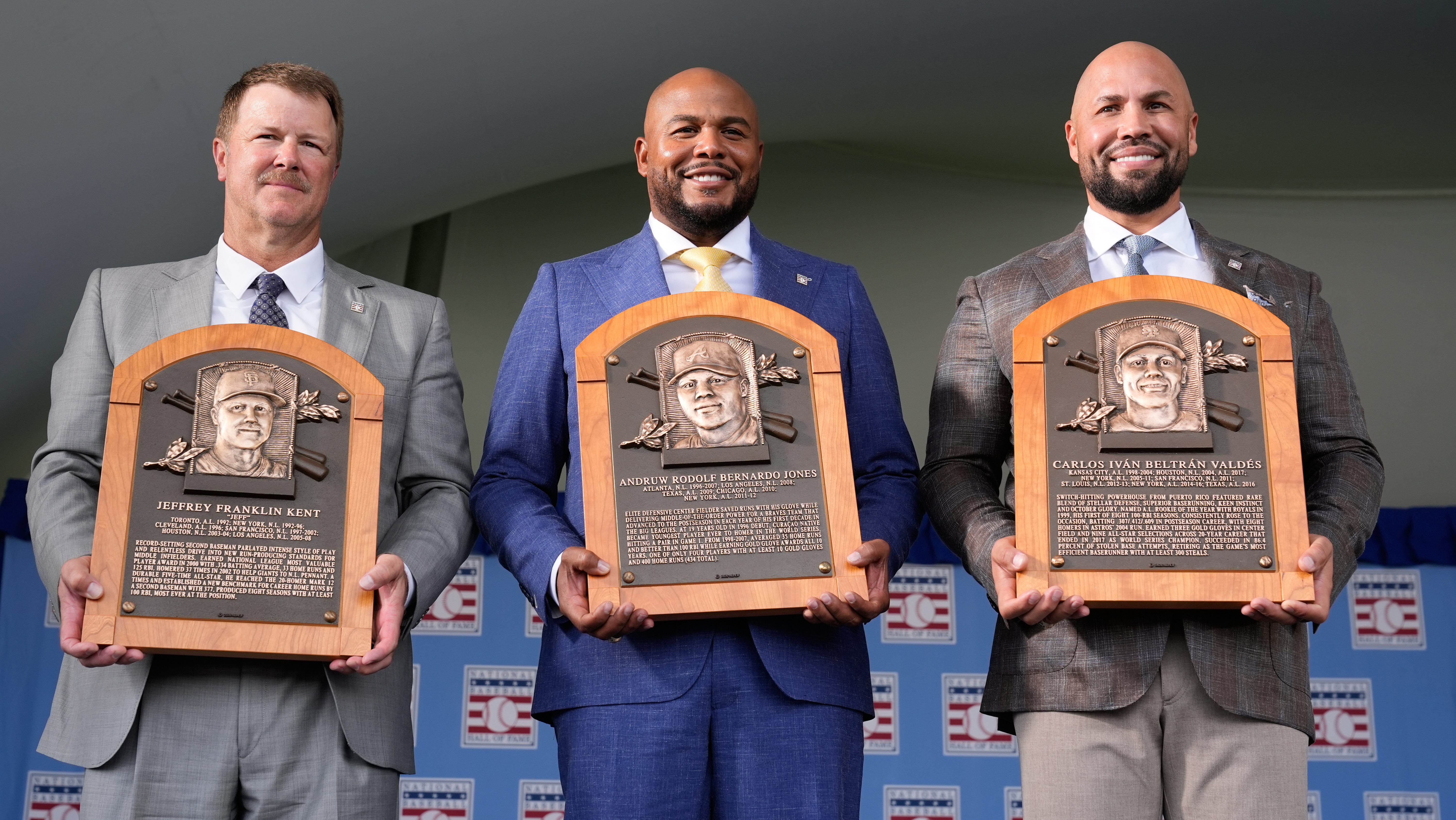 Carlos Beltrán, Andruw Jones y Jeff Kent celebraron su inducción al Salón de la&hellip;