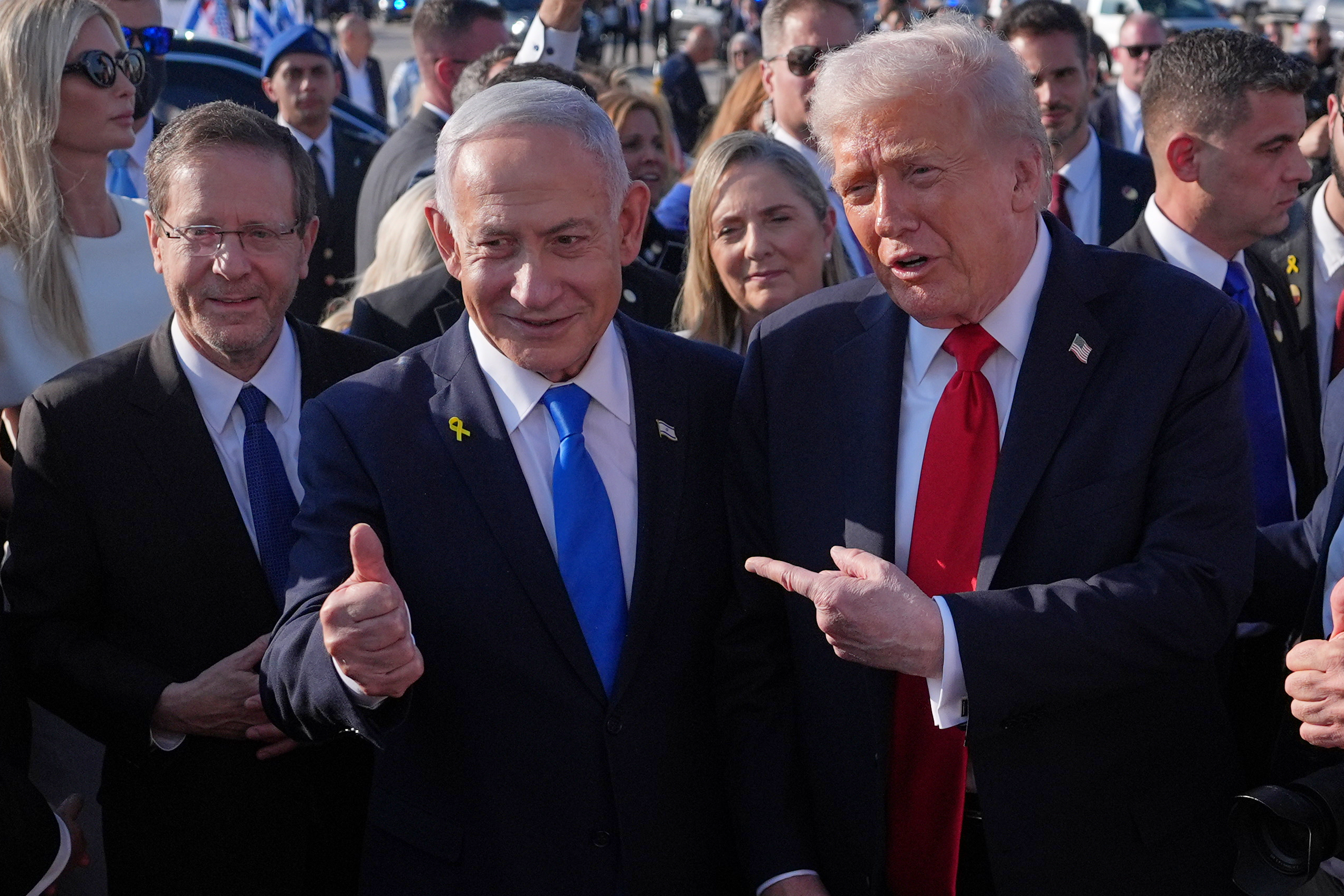 Trump afirma que sin él y Netanyahu “Israel no existiría” y defiende ofensiva contra Irán
