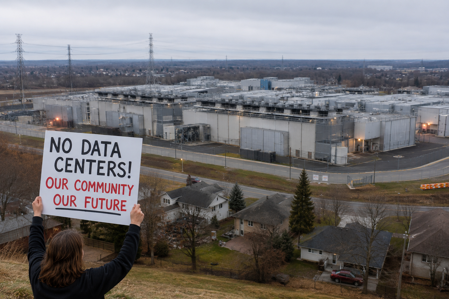 La cara oculta de la IA: comunidades rechazan la construcción de centros de datos