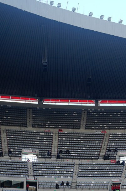 Ciudad de México, 21 de julio de 2026. Panorámica del estadio, durante el partido correspondiente a la jornada 2 del torneo Apertura 2026 de la Liga BBVA MX, entre la Máquina Celeste del Cruz Azul y el Club Puebla, realizado en el estadio Ciudad de los Deportes. Foto: Imago7/Diego Padilla