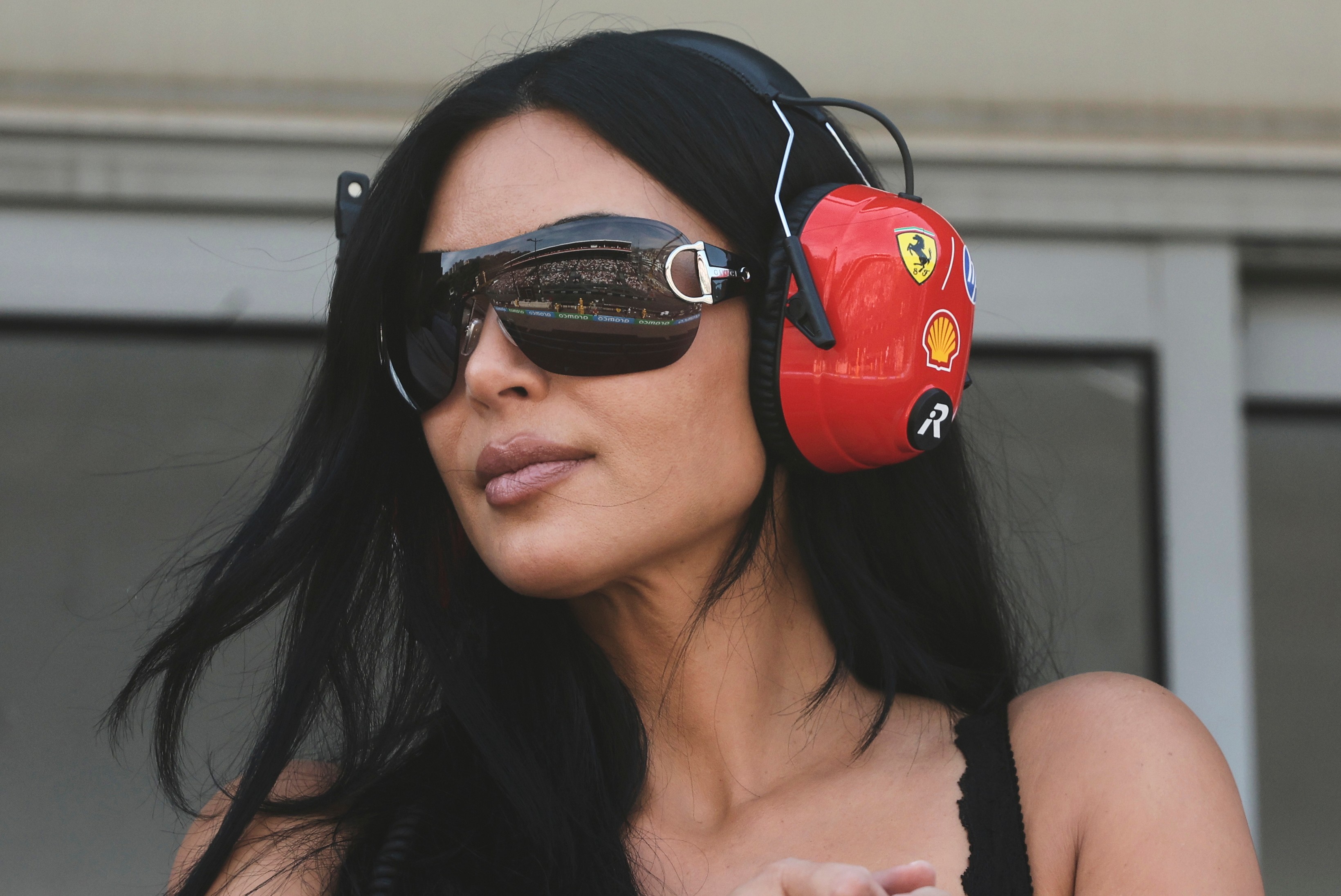 Kim Kardashian comparte foto con su novio Lewis Hamilton y su hija Chicago