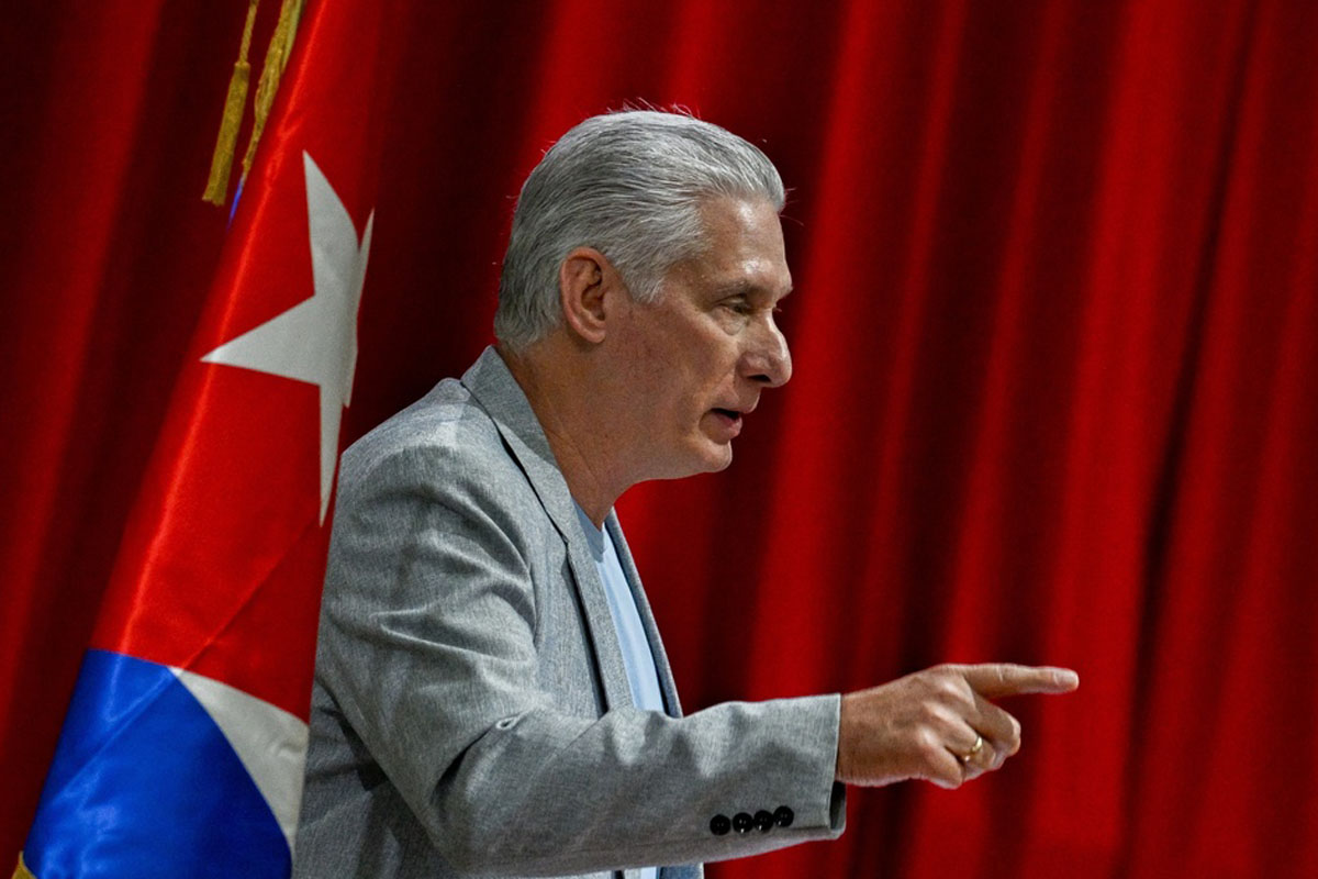 Presidente de Cuba descarta tenerle miedo a una posible guerra con Estados Unidos