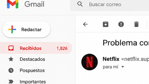 Los estafadores suelen aprovecharse de marcas como Netflix o Apple para enviar correos falsos a los usuarios