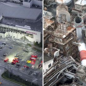Varias personas quedan atrapadas en un centro comercial tras un terremoto de magnitud 7,1 en Japón