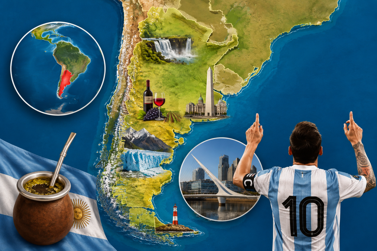 Dónde queda Argentina: el país de Lionel Messi que jugará las semifinales del Mundial 2026