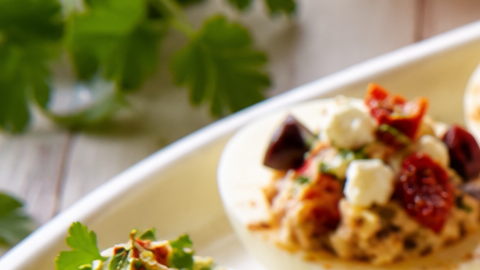 recetas modernas de huevos rellenos