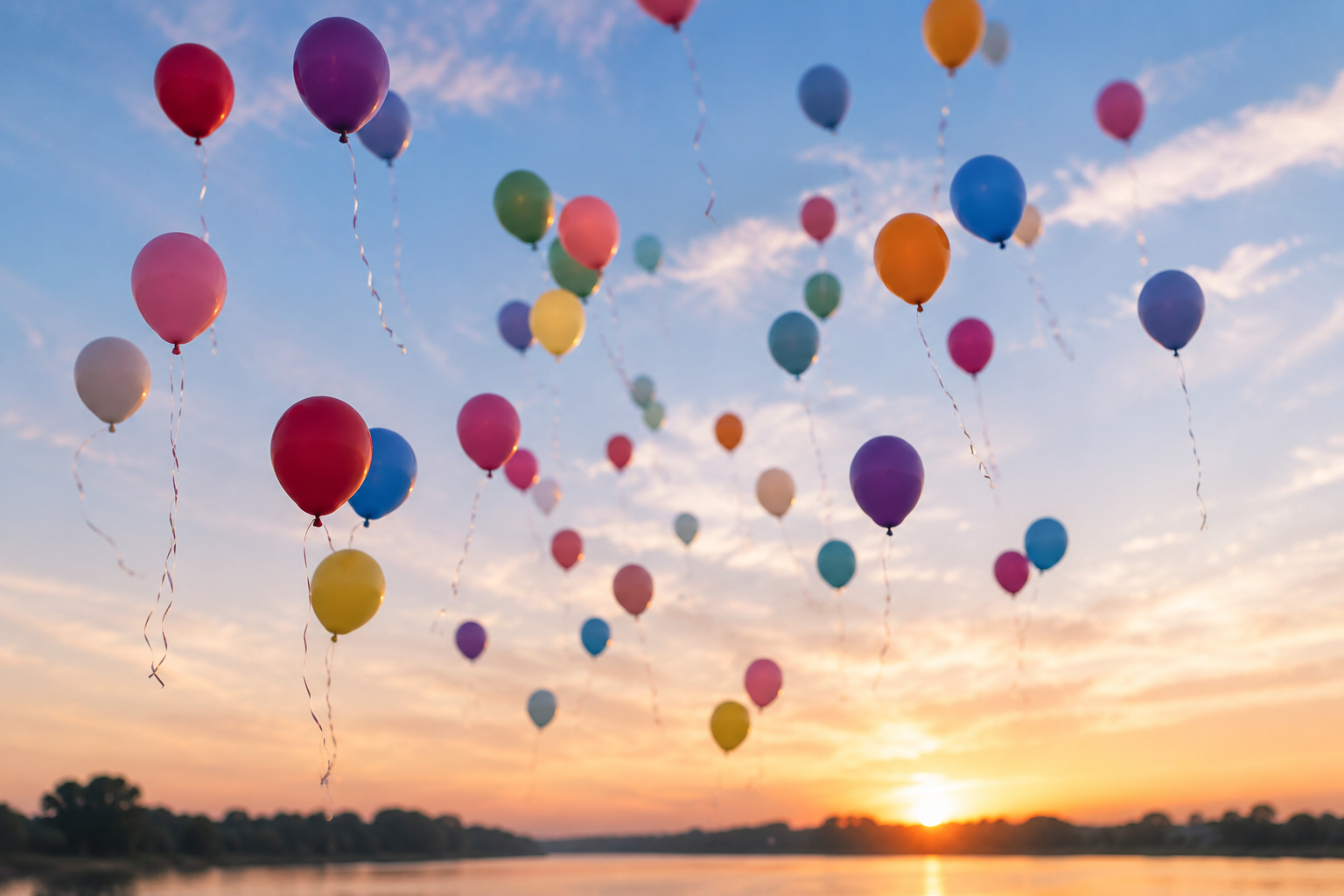 Un estado impone multas de hasta $2,500 por soltar globos al aire en fiestas o funerales
