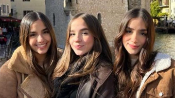 Ana María, primera en la foto a la izquierda, es ahora la única sobreviviente de la tragedia.